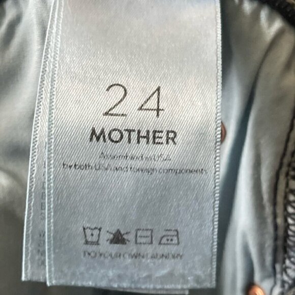 MOTHER Denim The Rascal Ankle Step Fray Plum Size 24 Cropped Jeans NWT NEW - Picture 12 of 14